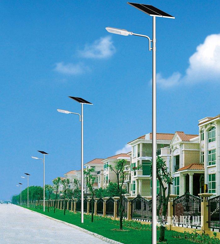 縣市道路8米太陽(yáng)能路燈